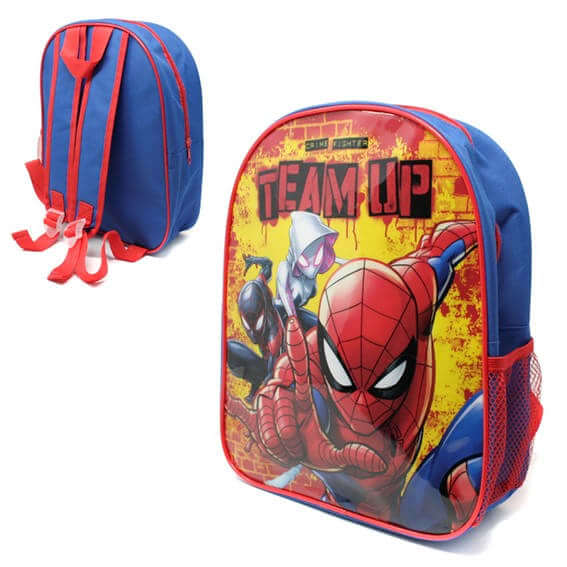 Spiderman Backpack With Side Mesh Pocket